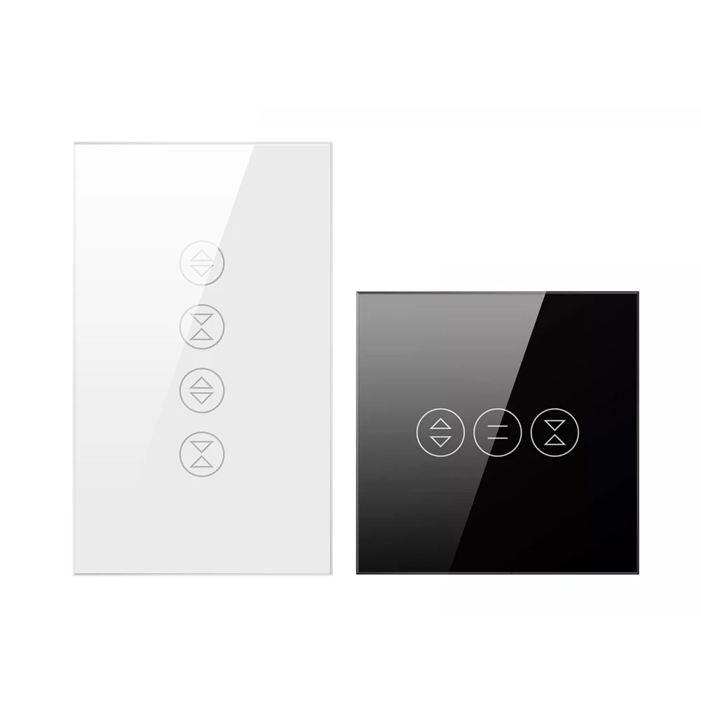 AVATTO Tuya Dual WiFi Curtain Blind Switch For Electric Motor Roller Shutter, Smart Home Automation Work for Alexa,Google Home
