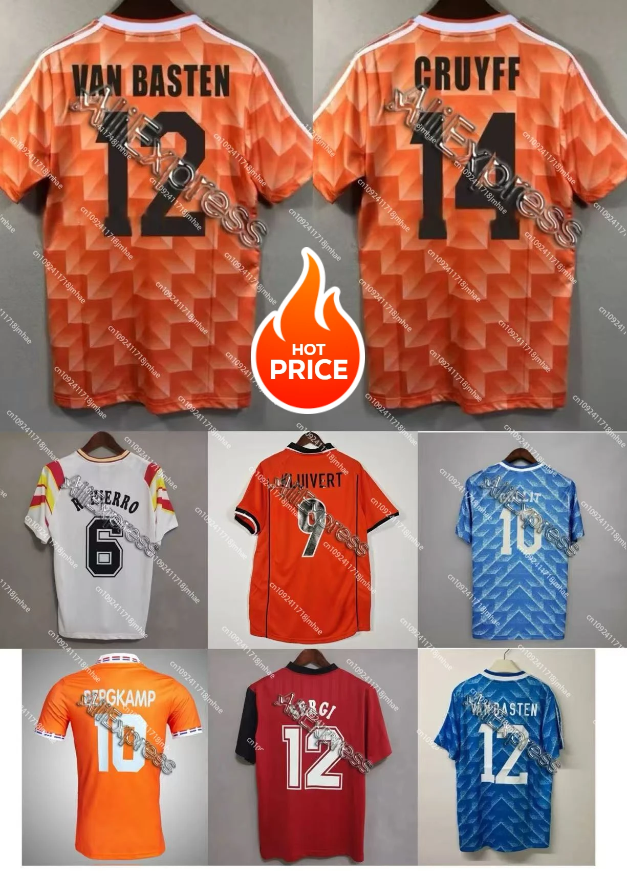 2025 Vintage Jerseys Football Jerseys Netherlands and Spain Jerseys Cruyff Van Basten Robben Bergkamp Jerseys Sports T-Shirts