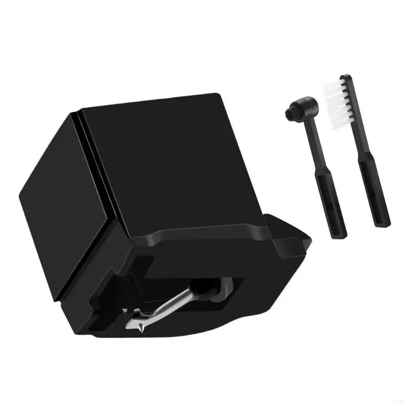K1AD Record Player Replacement Needle Plastic Texture ติดตั้งง่ายด้วยแปรง