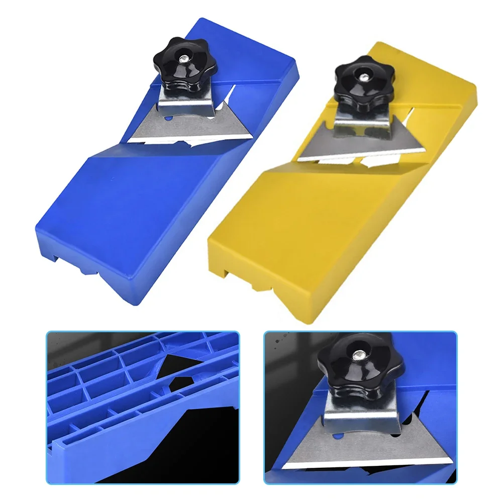 Plasterboard Chamfer Tool Double Slot Trimming Tool Woodworking Projects Accurate Cuts Reliable Woodworking Tool