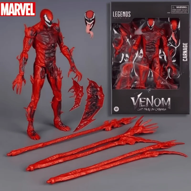 

Marvel Legends Series Carnage Venom: Let There Be Carnage Deluxe Action Figure Model Toy Collectible Room Ornament Birthday Toy