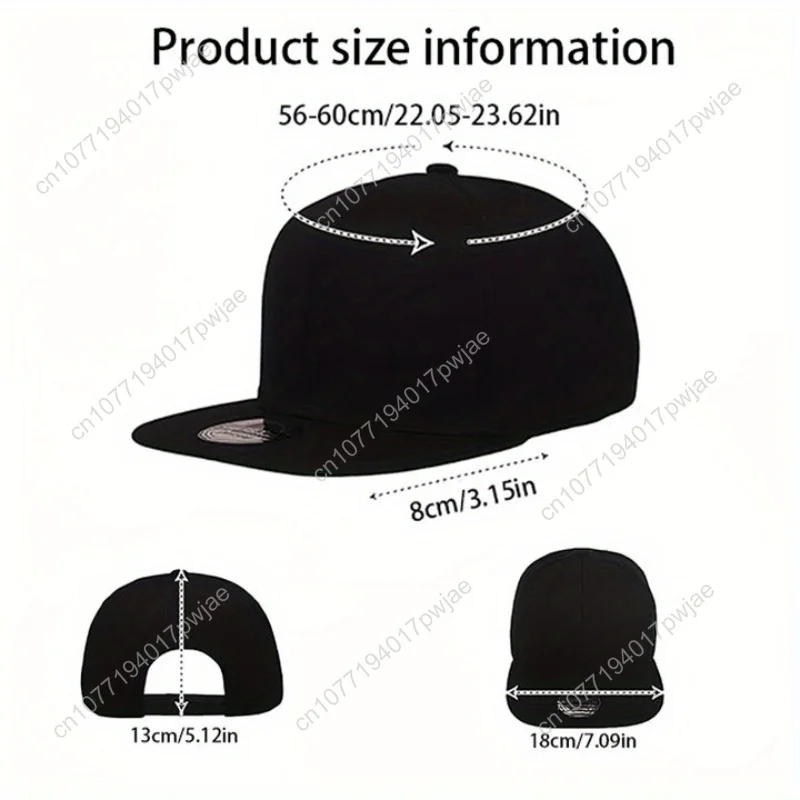 Rainbow Lettering & "ALL PLACES SAFE SPACES" Print Adjustable Snapback Baseball Cap - Breathable Unisex Urban Streetwear Hat for