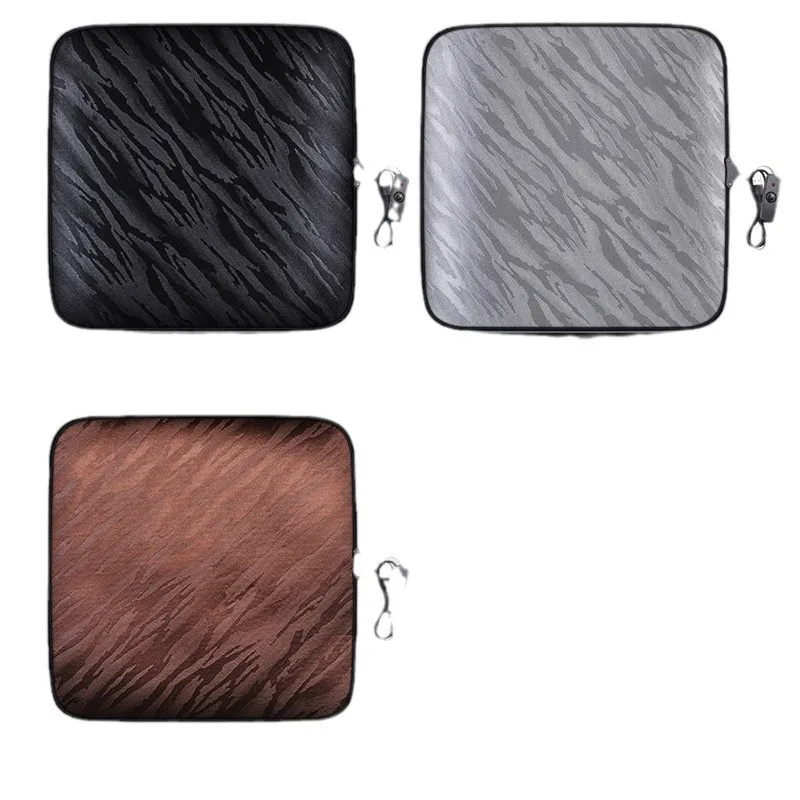 

Автомобильная подушка для сиденья с подогревом, USB, автомобильное домашнее отопление, маленькая квадратная подушка, офисное сиденье, грелка 12 В