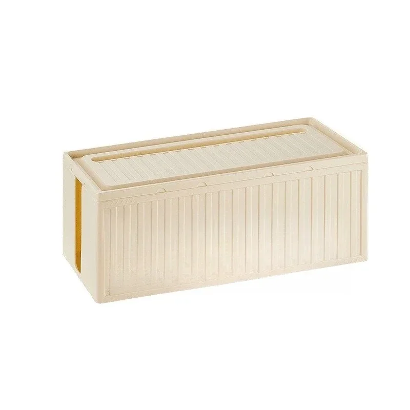 Industrial wind plug-in board storage box Wire management box Socket power strip Power wiring decoration Shielding finishing box