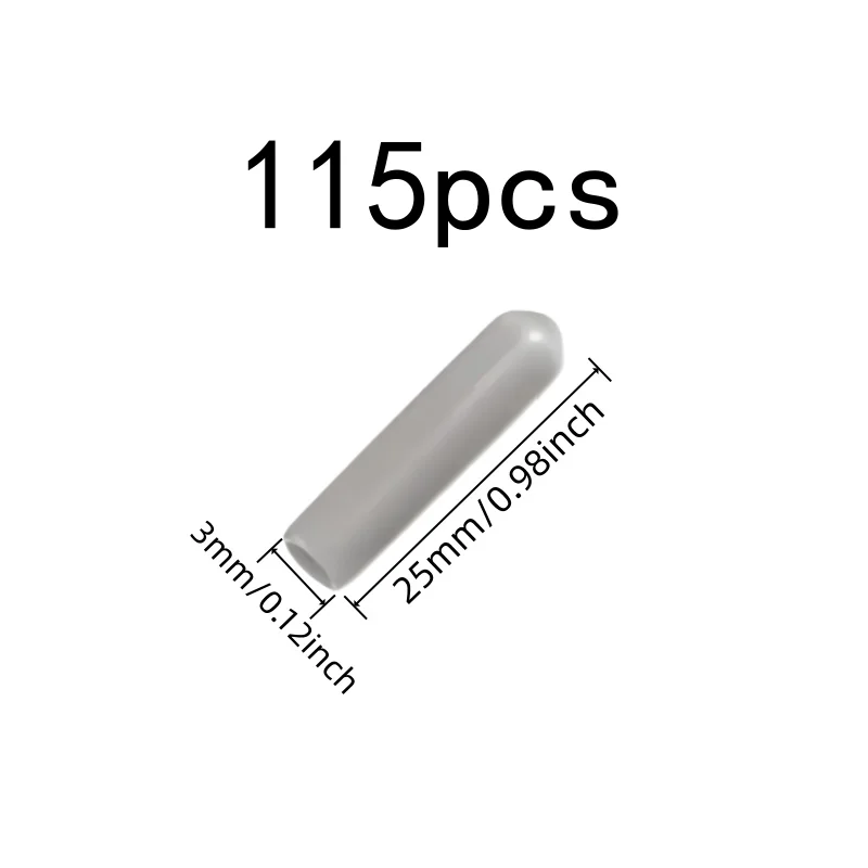 115 pcs Easy Push-On Install Dishwasher Rack Caps, great for Sharp Edge Covering, Anti-Scratch Protection