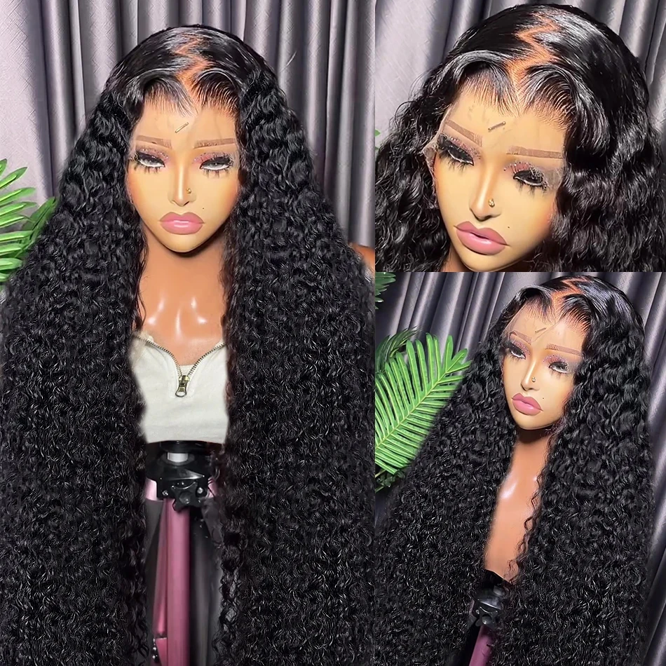 

Curly Human Hair Wigs 13x6 Hd Lace Frontal Wig 30 40 Inch Deep Wave 13x4 360 Loose Water Wave Lace Front Wigs For Black Women