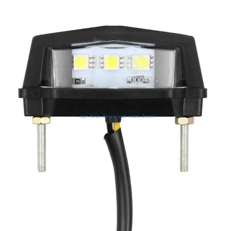 

RXJE Motorbike Modification Part Industrial LED License Plate Light Tail Number Lamp