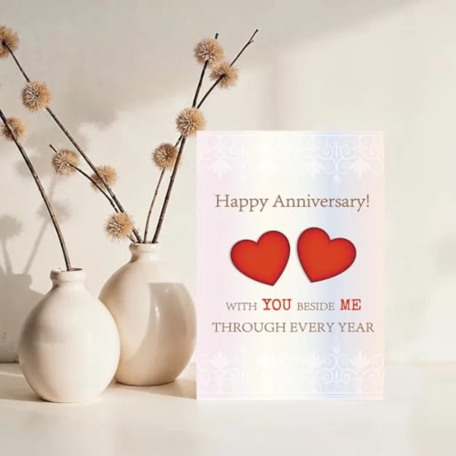 هدايا بطاقة الذكرى السنوية للنساء والرجال والزوج والزوجة وهدايا الزفاف له وديكورات الذكرى السنوية السعيدة #6