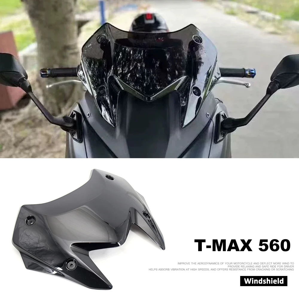 

2022-2024 For Yamaha TMAX 560 T-MAX560 T-MAX 560 Motorcycle Front Windshield Fairing Screens Visor Windscreen Wind Deflectors