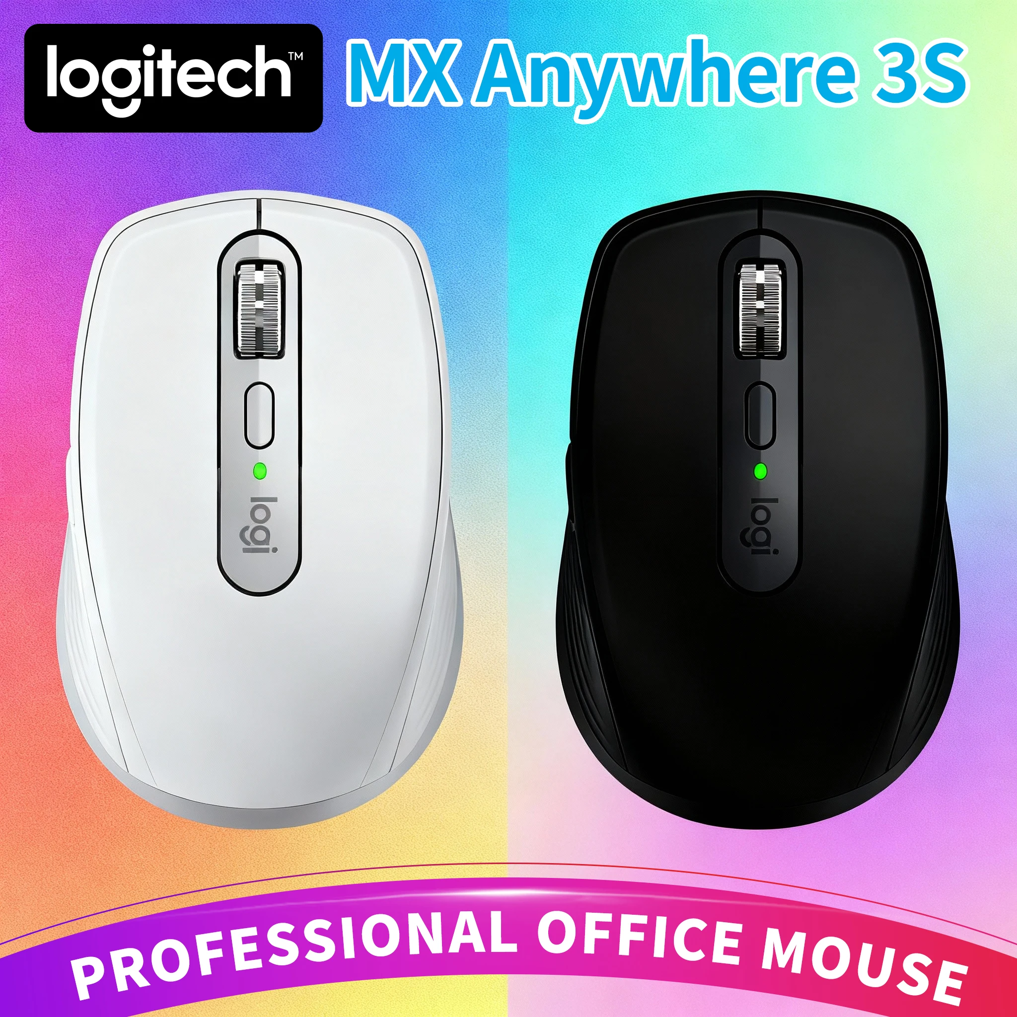 

Компактная мышь Logitech MX Anywhere 3S, эргономичный дизайн, перезаряжаемая, с быстрым прокруткой для портативных ПК Mac
