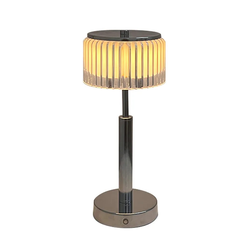 

Stylish Table Lamp Luxury Decorative Restaurant Cordless Designer Led Rechargeable Table Lamp for Bedroom