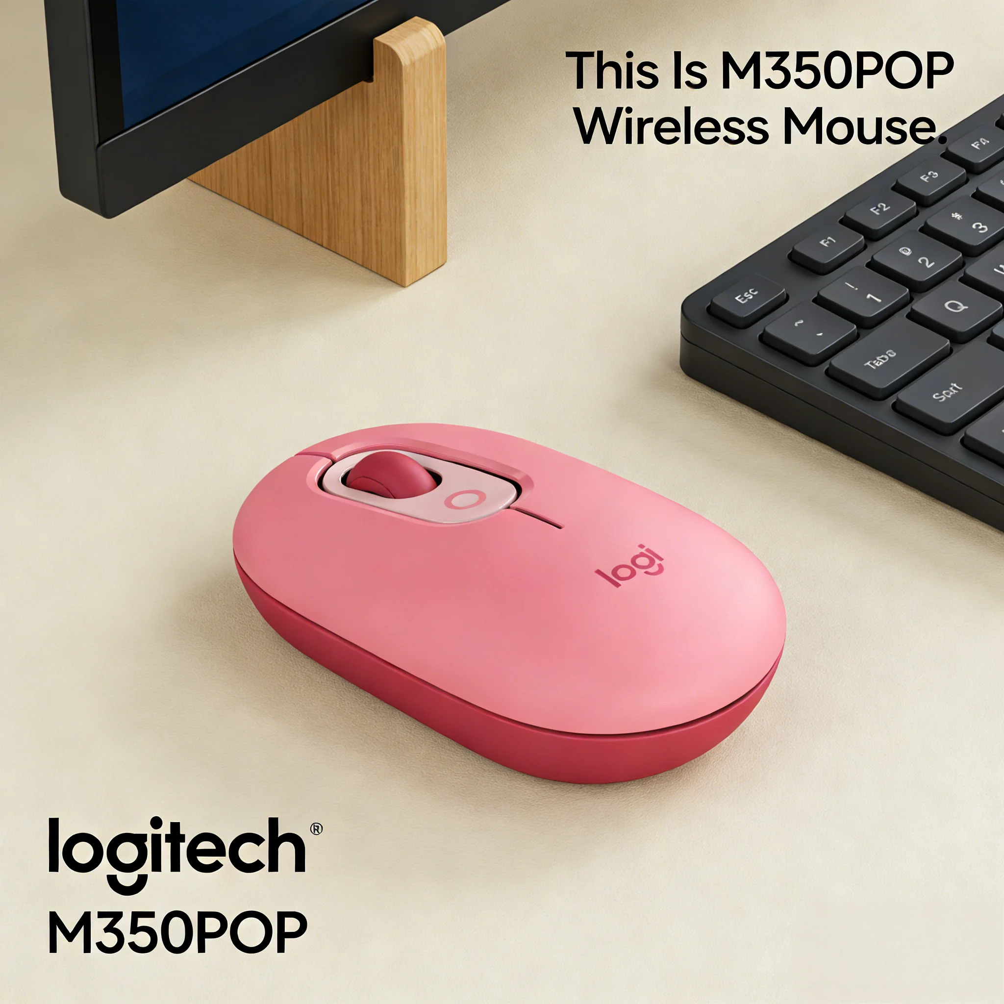

Slim Profile Mouse, Logitech M350 POP Wireless