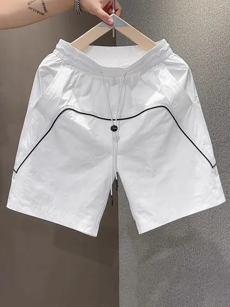 

Мужские летние легкие быстросохнущие брюки-капри свободного кроя от американского спортивного бренда: модные, дышащие, комфортные