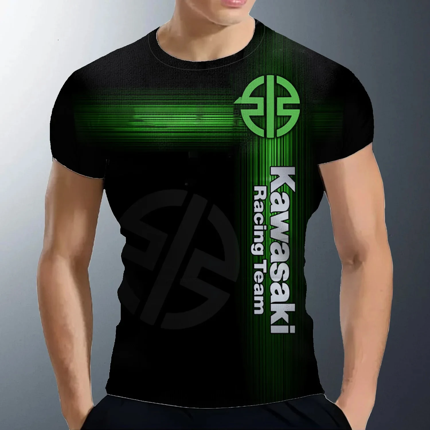 

Kawasaki T-shirts, High-quality Men's Shirts, Extreme Sports Oversized T-shirts, Motorcycle Uniform T-shirts Men's Cool Clothing