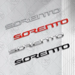 Car Sticker For New Sorento Logo GT Line K3 K5 K8 3D Decal Body Decoration Badge Rear Trunk Emblem Decor Accessories