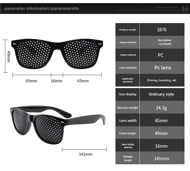 1PC Vision Care Ophthalmologie Korrektur Enhancer Brille Anti-müdigkeit Gläser PC Bildschirm Laptop Augenschutz – Detail 3
