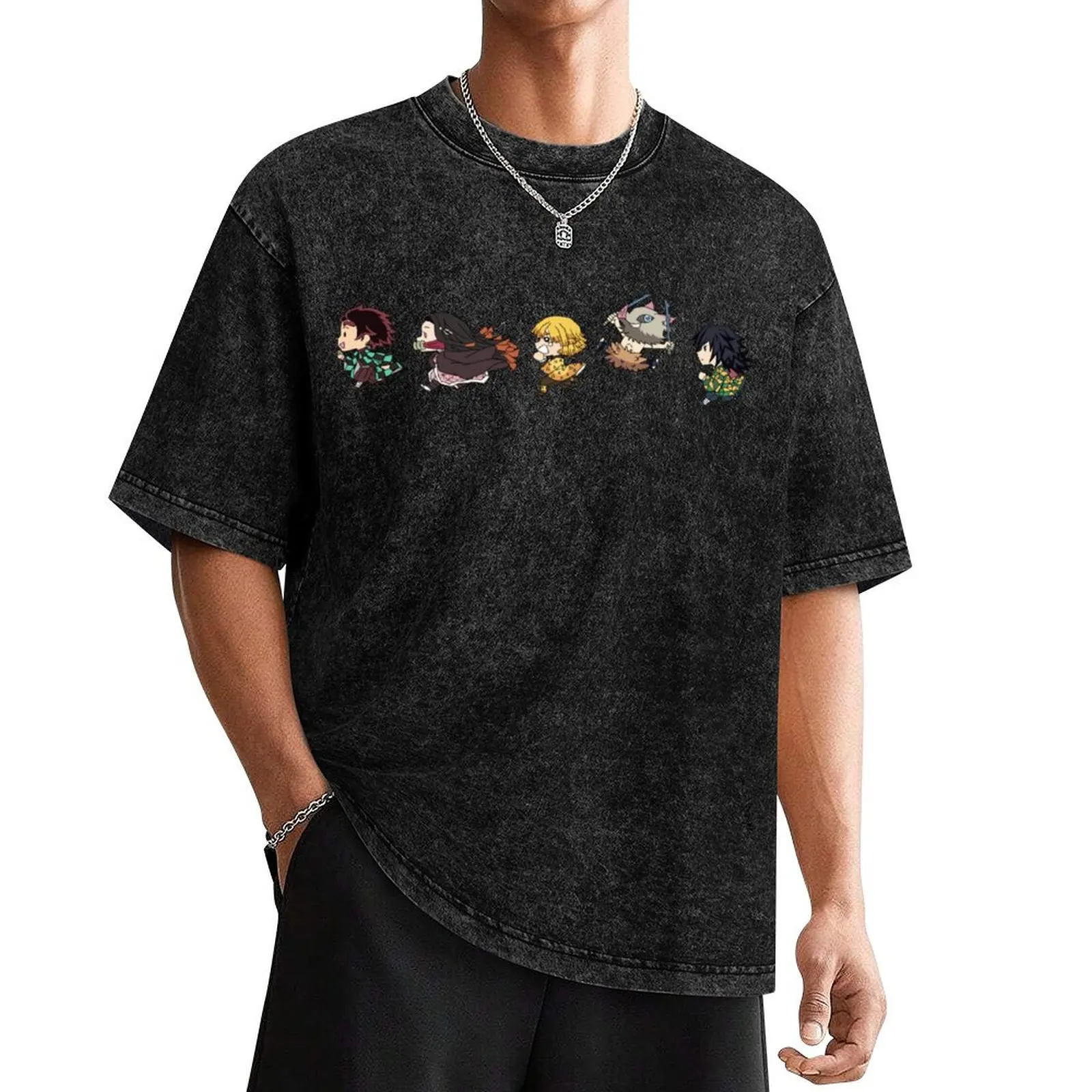 Demon slayer T-Shirt tshirts personalised new gifts and t-shirts anime clothes plain black t shirts men