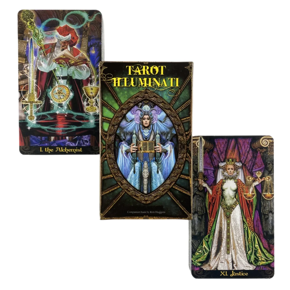 Tarot Illuminati Cards Divination Deck English Versions Edition Oracle Board Playing Table Games For Party