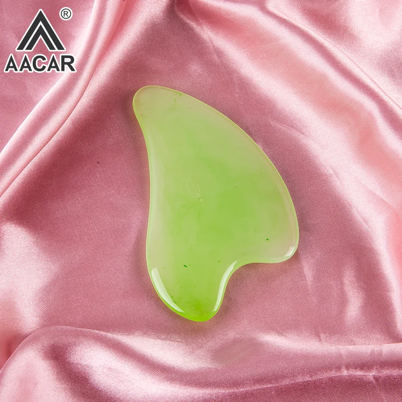 

Massage Wrinkle Remove Plate Jade Face Massager Scrapers Tools Heart Shaped Guasha Stone Board For Body Back Face Neck Massager