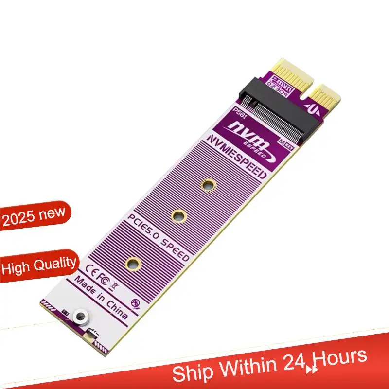 

AC18 (гарантия) Карта адаптера Pcie 5.0 X1 к M2 Расширение SSD NVME Интерфейс M-Key M2 Поддержка твердотельного накопителя 8 Гбит/с