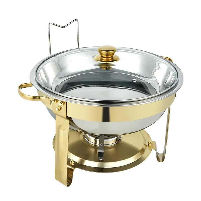 

Stainless steel cooking utensils heater hot pot self-service covered stove