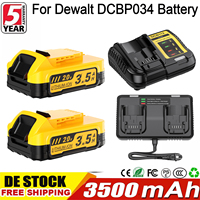 For Dewalt 20V DCBP034 Lithium Battery 3500mah Replacement For Dewalt DCBP034 DCBP518 Cordless Power Tools For Dewalt Compact