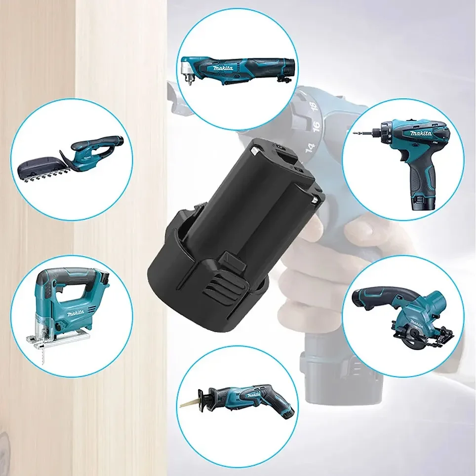 Перезаряжаемый литий-ионный аккумулятор для Makita 10,8 V BL1013 TD090D DF030D LCT203W BL1014