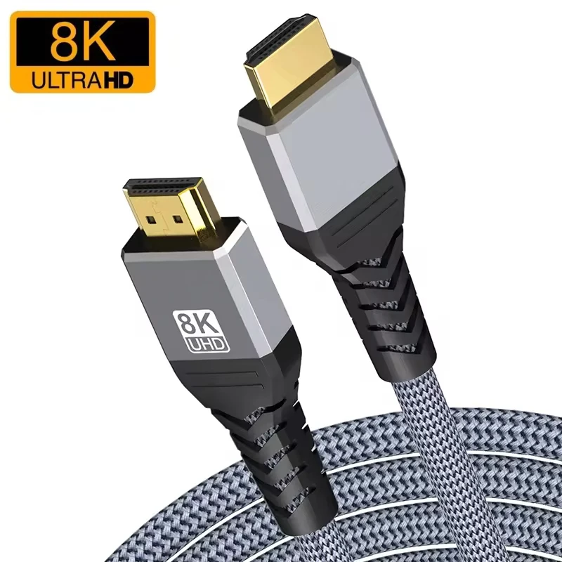 8K 60Hz 4K 144Hz Support Displayport Cable DP 1.4 High Refresh Rate Picture For Gaming Monitor Computer Gaming Setup Video Cable