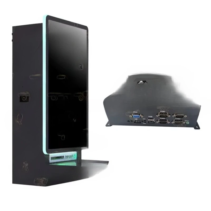 2025 Jogo de habilidade de gabinete de jogo de arcade de parede de montagem de metal de 32 polegadas de alta qualidade com luz