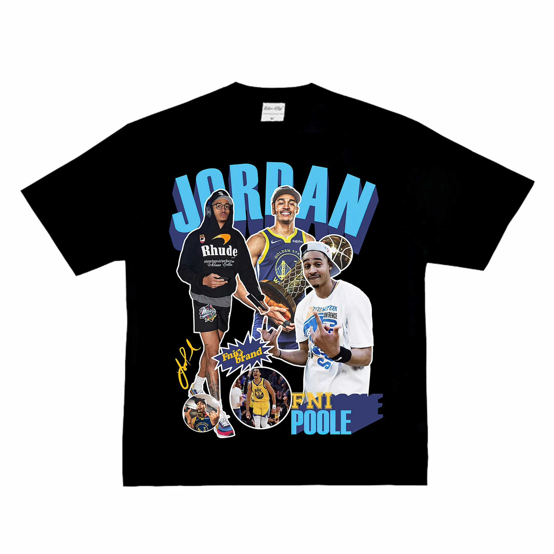 

Новинка 2025, модная летняя новая футболка Poole Pu'er Poole с американским вырезом из плотного хлопка, уличная баскетбольная тренировочная футболка с короткими рукавами