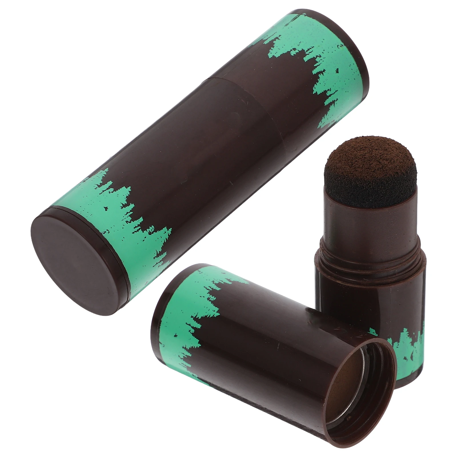 

2Pcs Hairline Powder Stick Filler Sponge Pen Convenient Shadow Accessory Household DIY Salon Use Practical Tool