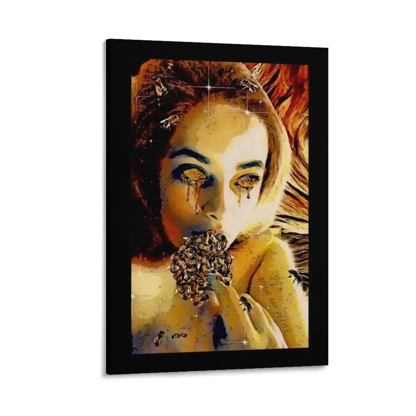 

Honey Bee Canvas Painting Decorative picture posters anime Decoration home