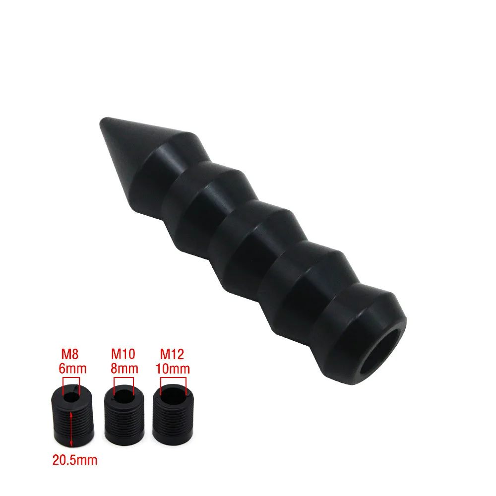Car modified new aluminum alloy gear head, tapered  head, universal gear wave stick head, gear shift handle