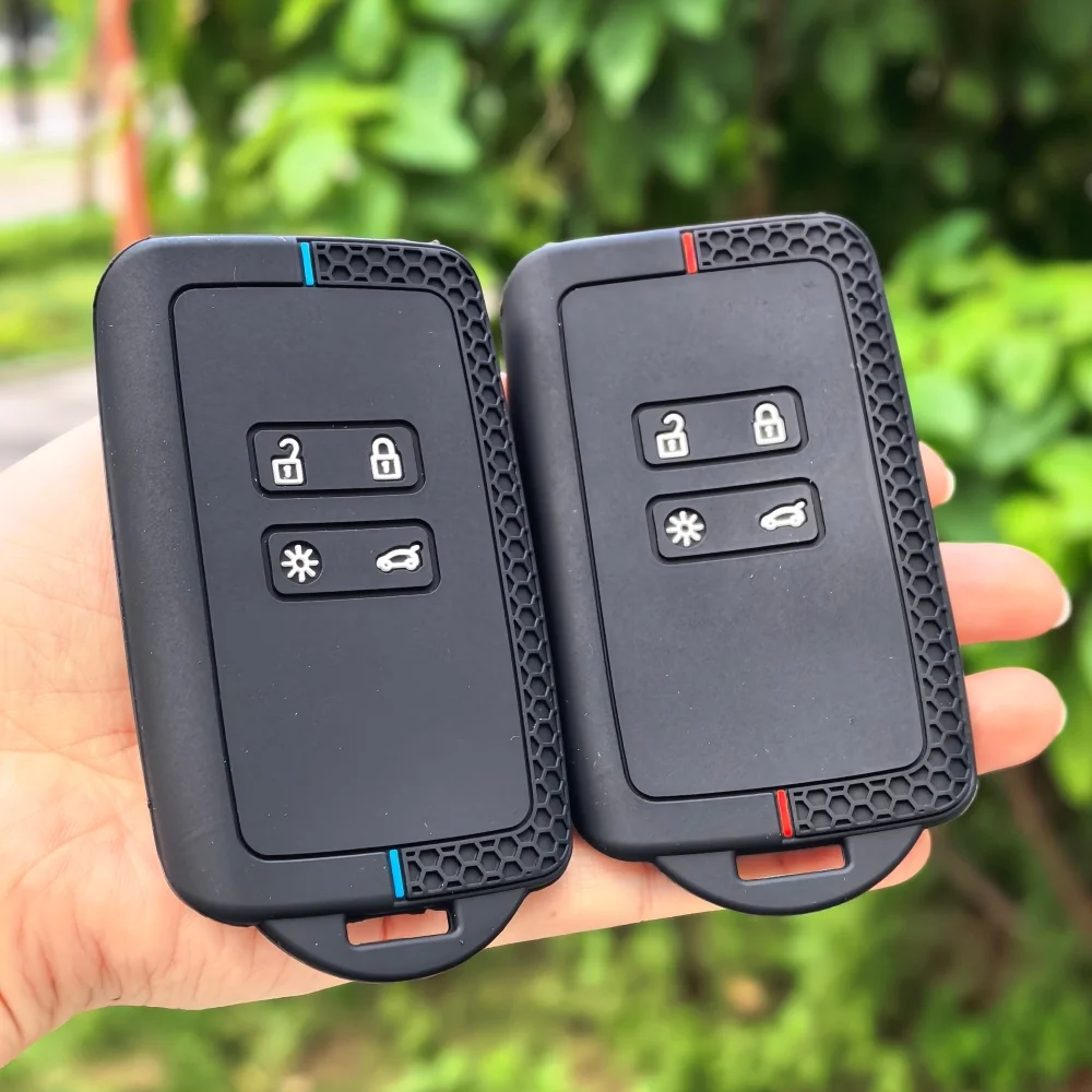 غطاء حافظة مفاتيح السيارة من السيليكون لسيارة داسيا داستر لوجان 3 ركض سانديرو لرينو كليو 5 ميجان 4 زوي كادجار كابتور أركانا كوليوس #1