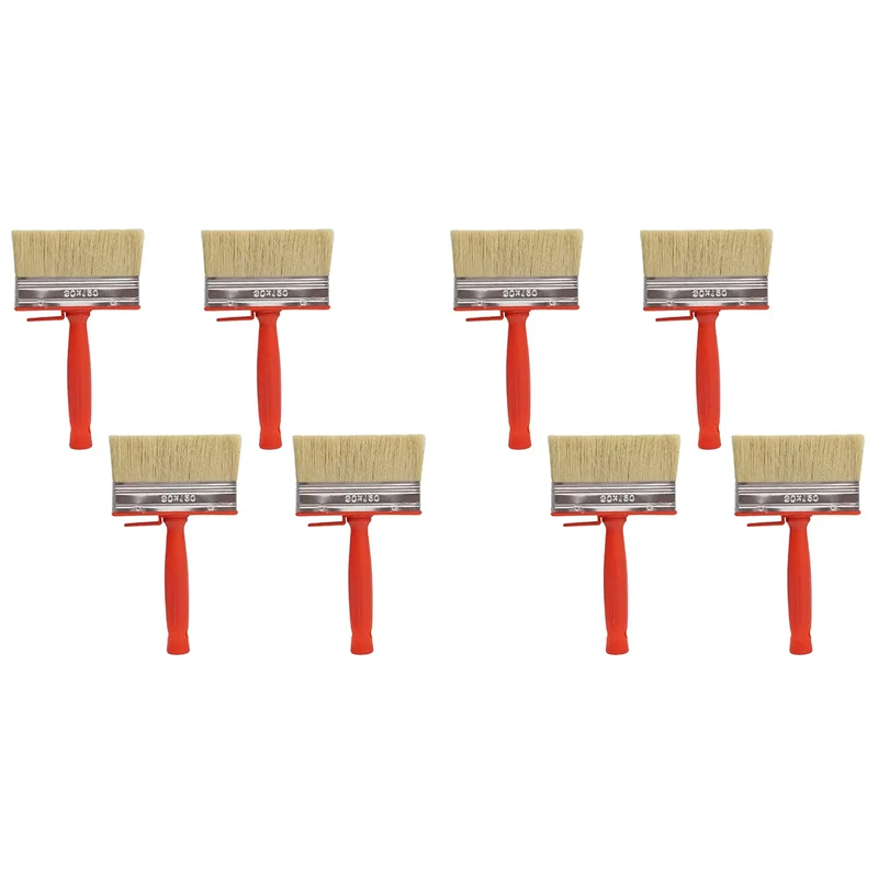 

YWDZ-8 шт. кисти для рисования сарая и забора, кисть для настила и деревянных блоков, 4,7 дюйма/120 мм для всех типов работ по рисованию