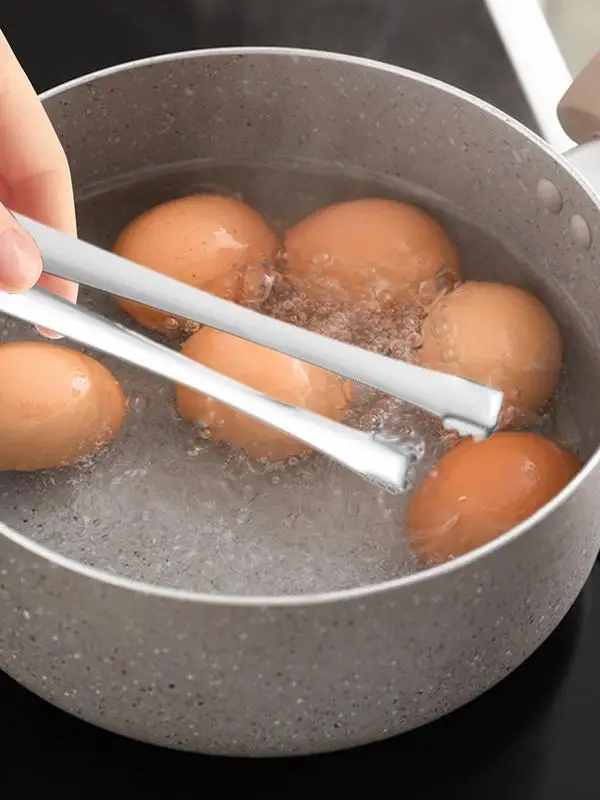 Kitchen Tools Egg Chalaza Removal Tool Stainless Steel Buffet Clamp Eggshell Fragment Removal Tong Cooking Salad Serving