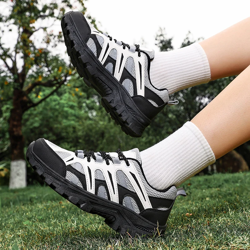 Hiking Shoes Women Outdoor Anti-slip Wear-resistant Lightweight Sports Shoes Women Breathable =Breathable Casual Women Shoes