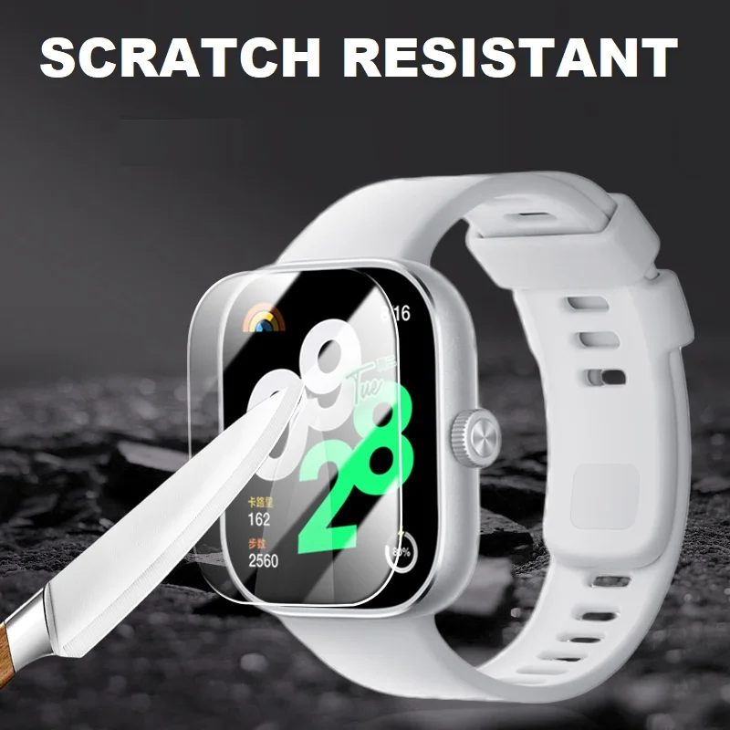 10PCS Soft TPU Hydrogel Film for Xiaomi Redmi Watch 4 Smart Watch HD Clear Screen Protector