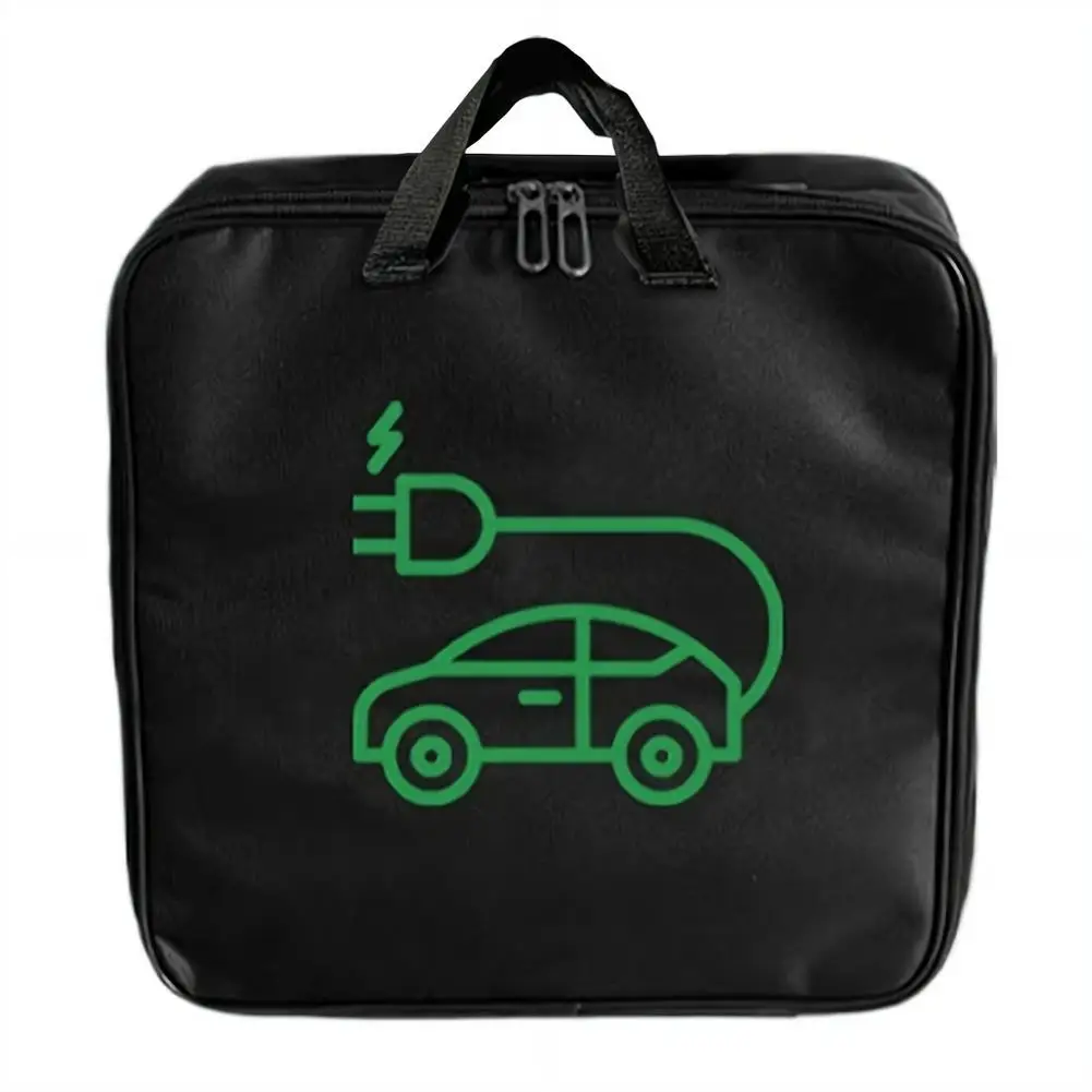 

1Pc New Electric Car Charger Storage Bag Waterproof Car Battery Cable Handled Bag EV Car Charging Gun Storage Organizer