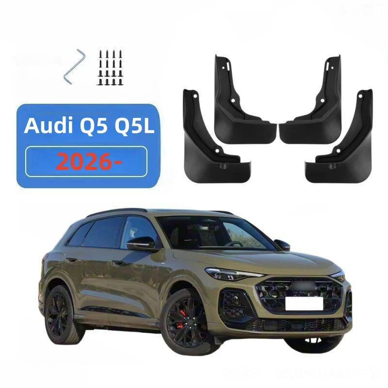 Für Audi Q5L Q5 2026+ Schmutzfänger Spritzschutz Kotflügel-Set mit Montage-Kit Exterieur-Zubehör