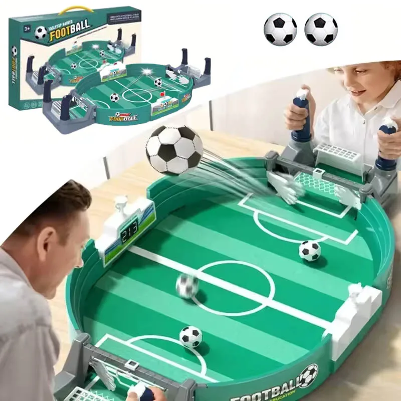 

Soccer Table Football Board Game for Family Party Parent-child Interactive Leisure Tabletop Soccer Battle Game for Kids Adults