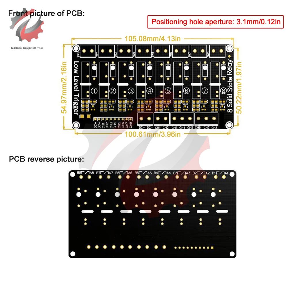 4 6 8 Channel DC 5V Solid State Relay Module AC 250V 2A Low Level SSR Relay Board Circuit Control Switch With Fuse for Arduino