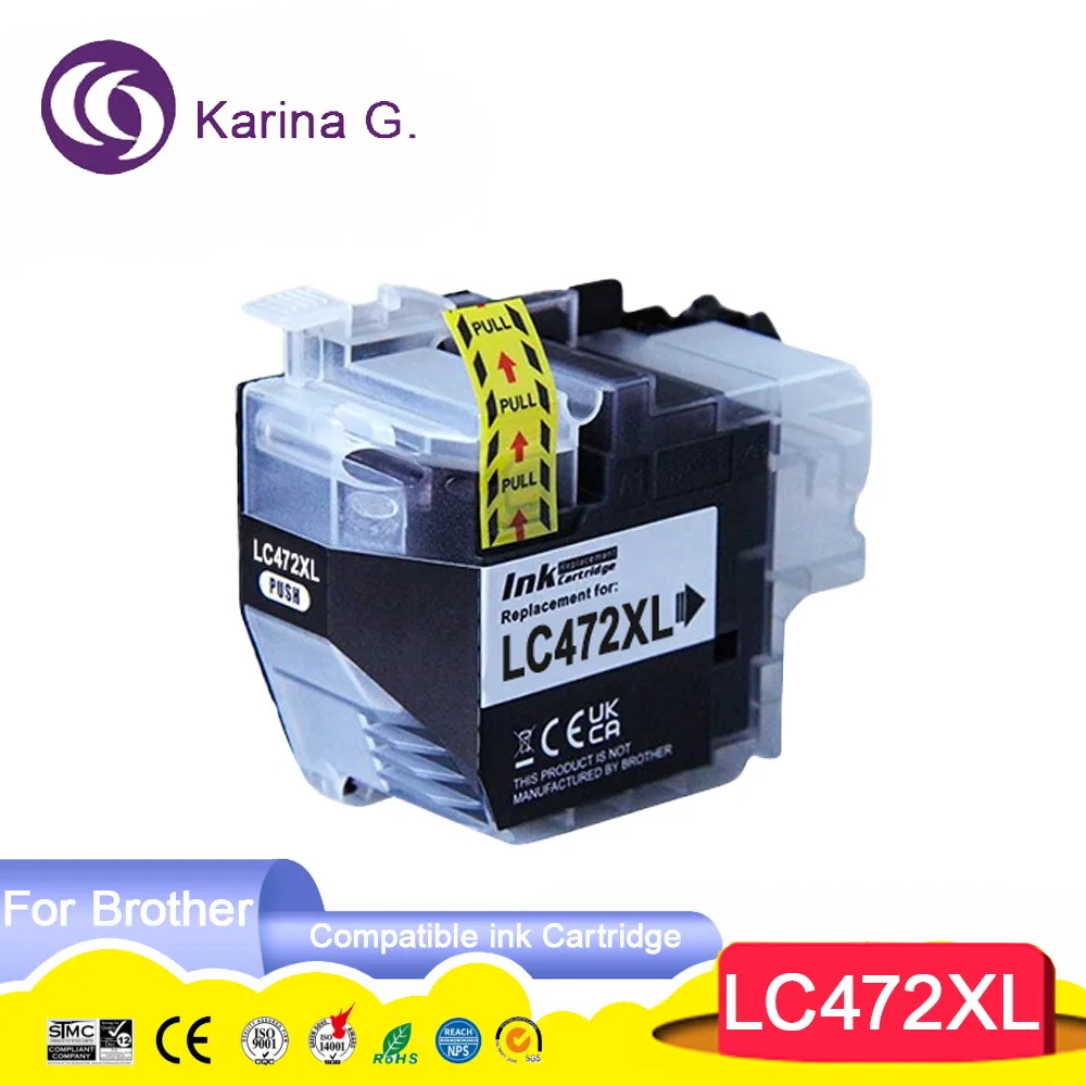 High Capacity LC472XL LC472 Premium Color Compatible Printer Ink Cartridge for Brother MFC-J2340DW MFC-J3540DW MFC-J3940DW