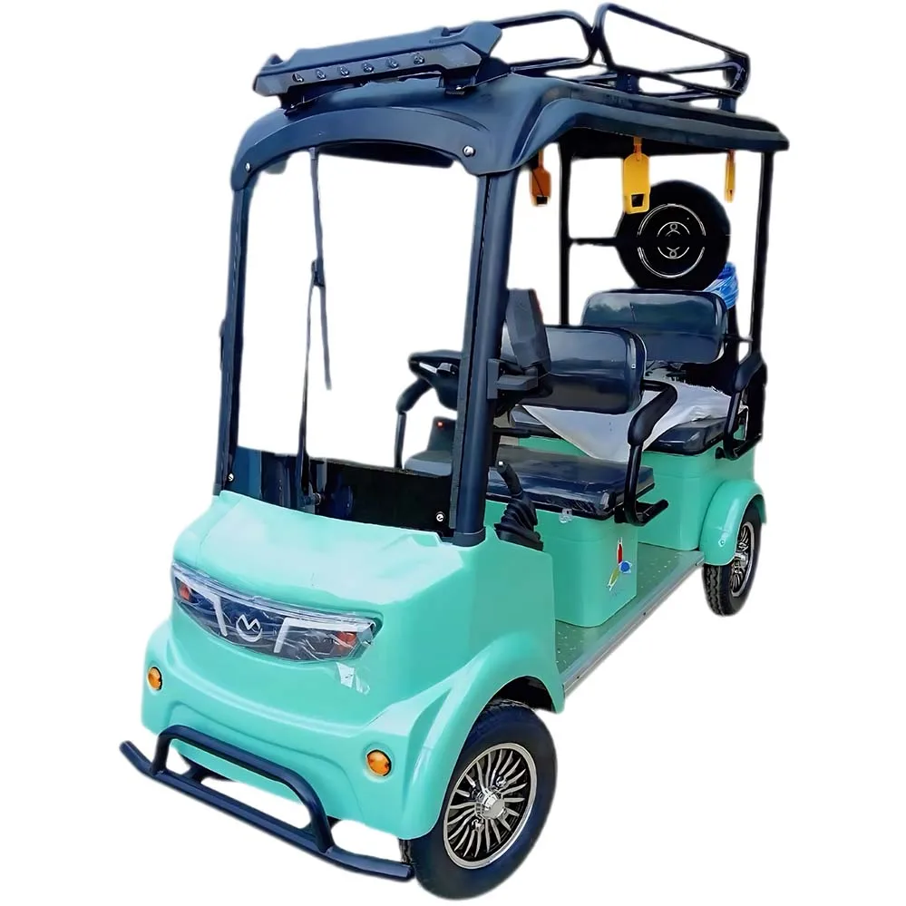 

60V 1200W Powerful Motor Electric Golf Cart Factory Wholesale Leisure Passenger Electric 4 Wheels