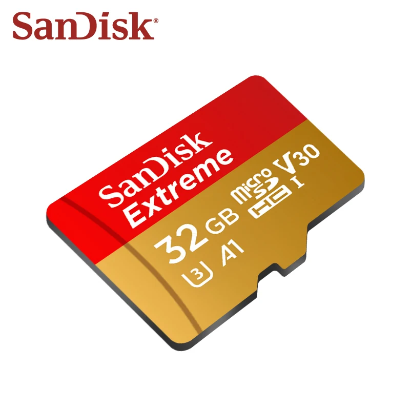 Sandisk Microsd Kaart Extreme A2/A1 V30 U3 Microsdxc Flash Geheugen 32Gb 64Gb 128Gb 256Gb 512Gb 1Tb Microsd Kaart 190 Mb/s Tf Kaart