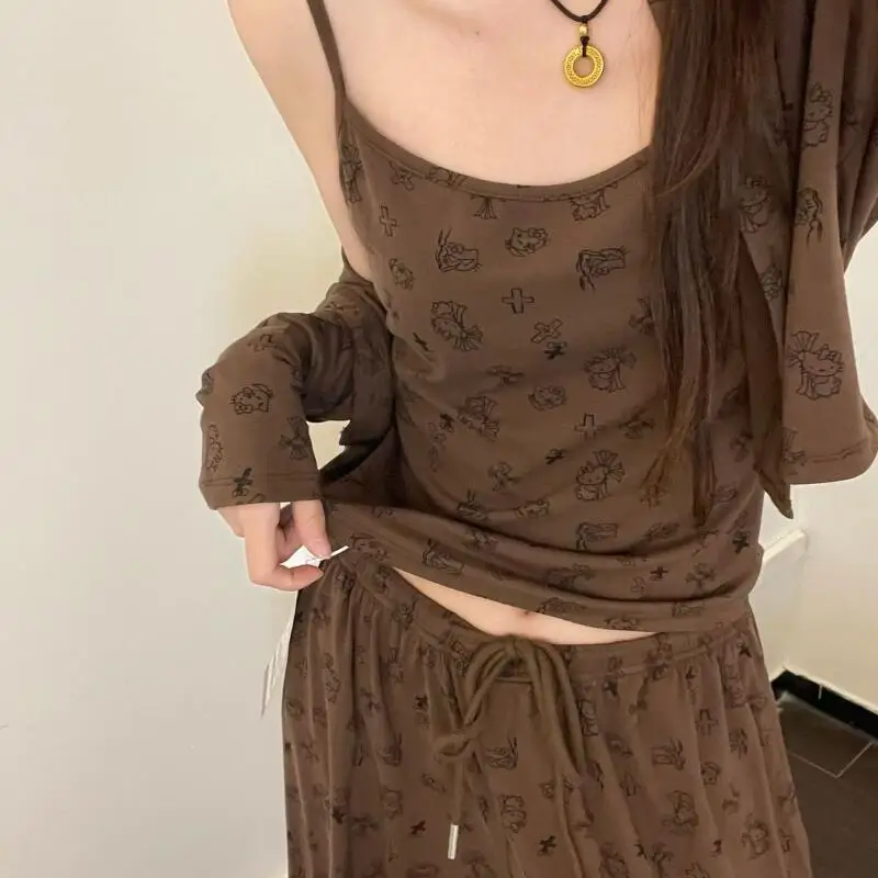 

Sanrios Hello Kittys Home Clothes Cute Hot Selling Pajamas Creative Cartoon New Commuter Suit College Comfortable Autumn Kawaii