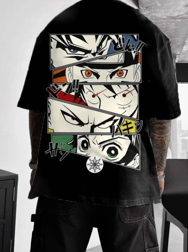 ONE PIECE New Anime Men's and Women's Tops Anime Y2k Fashion 2025 Summer Pure Cotton 100% Printed Loose Casual T-shirt