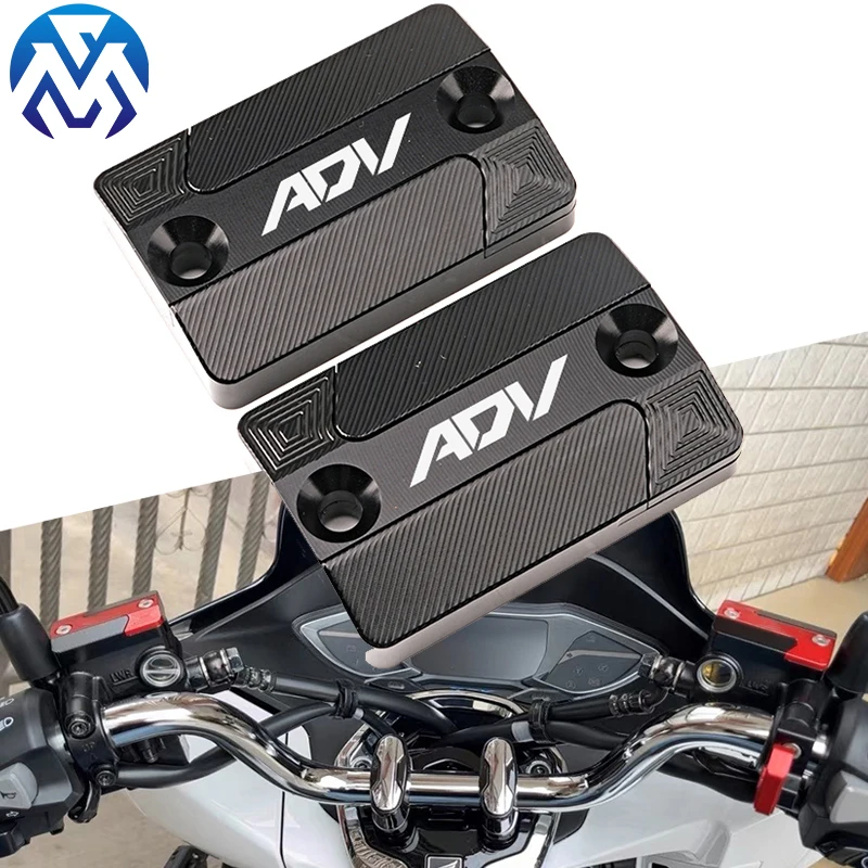 

ADV Accessories Motorcycle CNC Front Brake Reservoir Fluid Tank Cover Oil Cup Cap For HONDA ADV 150 ADV 350 ADV150 ADV350 ADV160