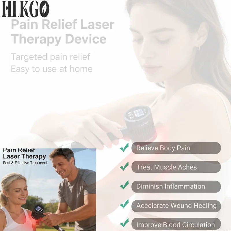 

HLKGO Class iv Low Level Laser Therapy Near Me Home Use Non-invasive Cold Laser Treatment Device Arthritis Physiotherapy Tool