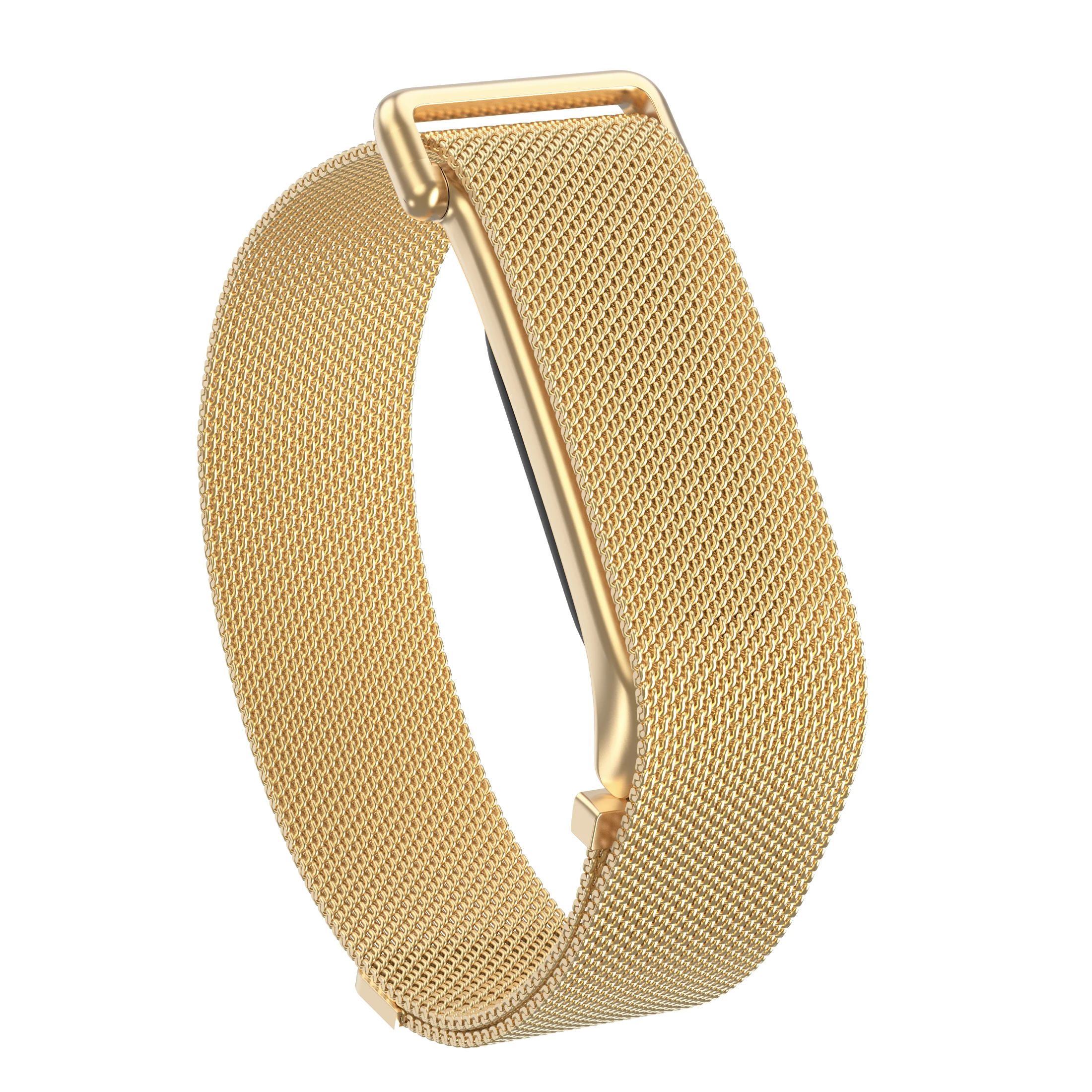 Google Fitbit Air Atmungsaktives Milanaise-Armband Schnellverschluss Verstellbares Weiches Metall-Tracker-Zubehör – Detail 7